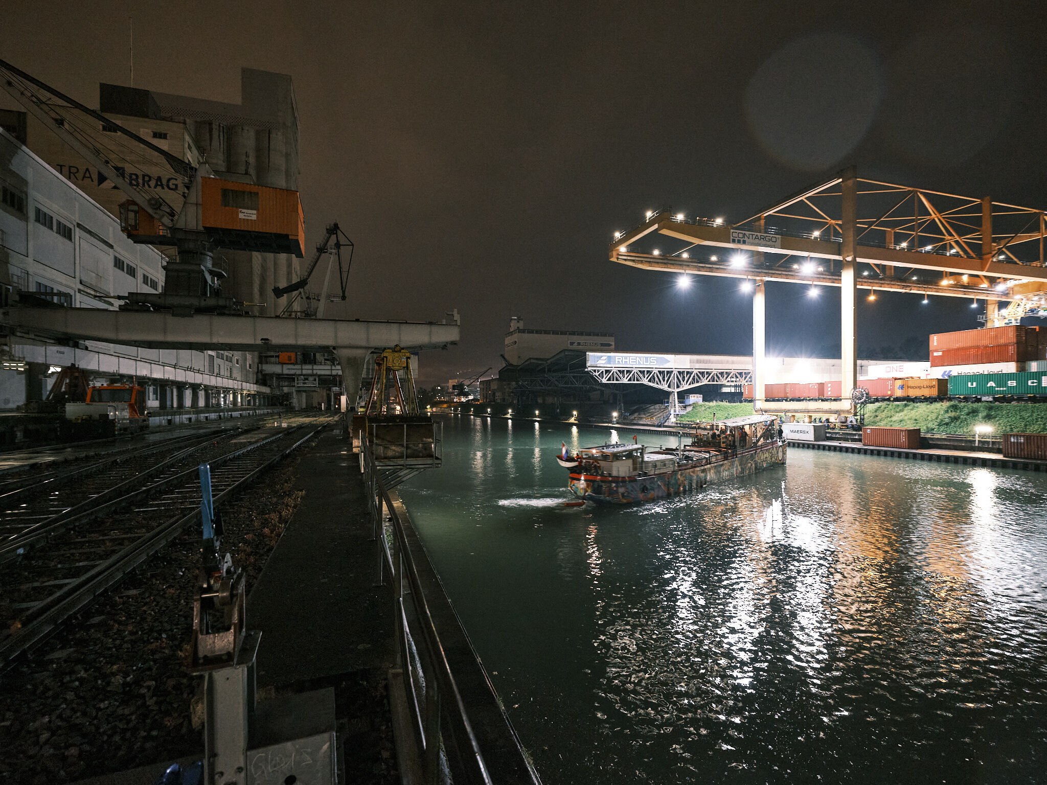 Brachte Licht ins Dunkel - am Hafen erfuhren die Besuchenden mehr über das Tun vor Ort.