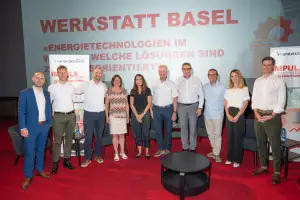 Gruppenfoto der Referenten der Werkstatt Basel zum Thema Energietechnologien