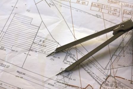 Zirkel auif Plan