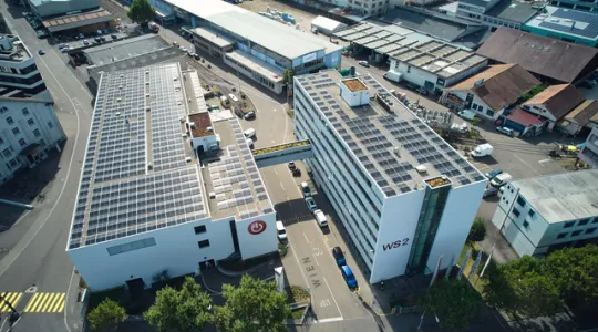 Solaranlage auf Dach