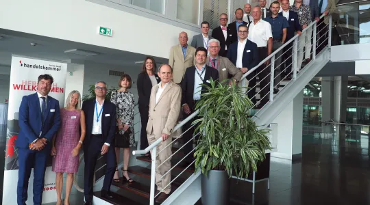 Gruppenfoto der «Koordinationsplattform Secteur Suisse EAP» der Handelskammer beider Basel 