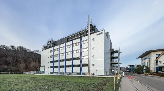 Das neue Produkionsgebäude