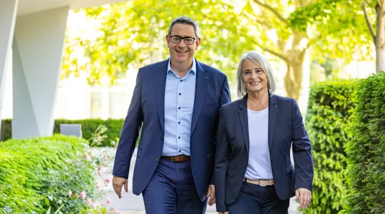 Dieses Bild zeigt Martin Dätwyler und Elisabeth Schneider-Schneiter