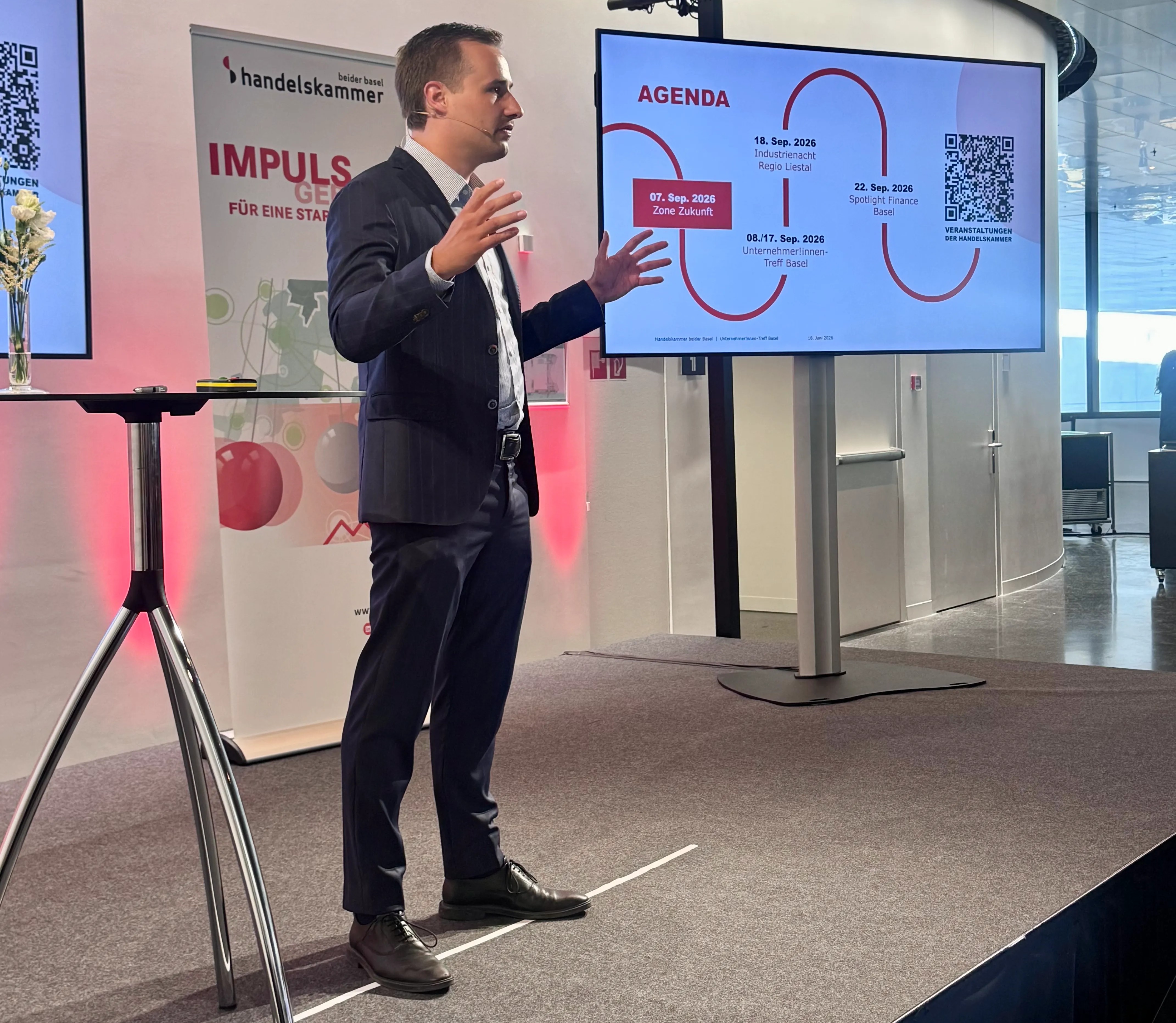 Raphael Buchbauer informiert über Raumplanung.