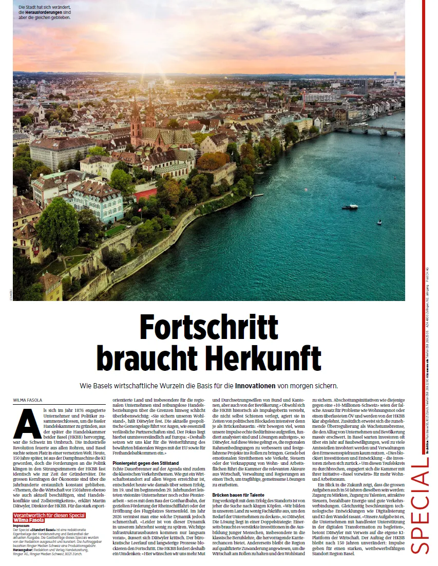 Der Artikel in der Handelszeitung