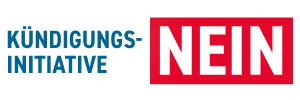 Kündigungsinitiative NEIN Ansicht des Kampagnen-Sujets Kündigungsinitiative NEIN