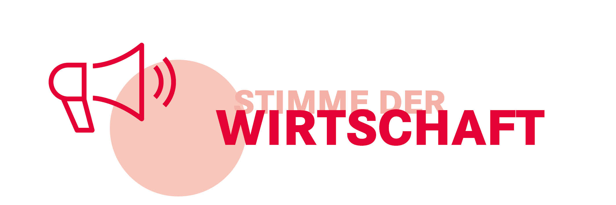 Das Bild zeigt das Icon Stimme der Wirtschaft