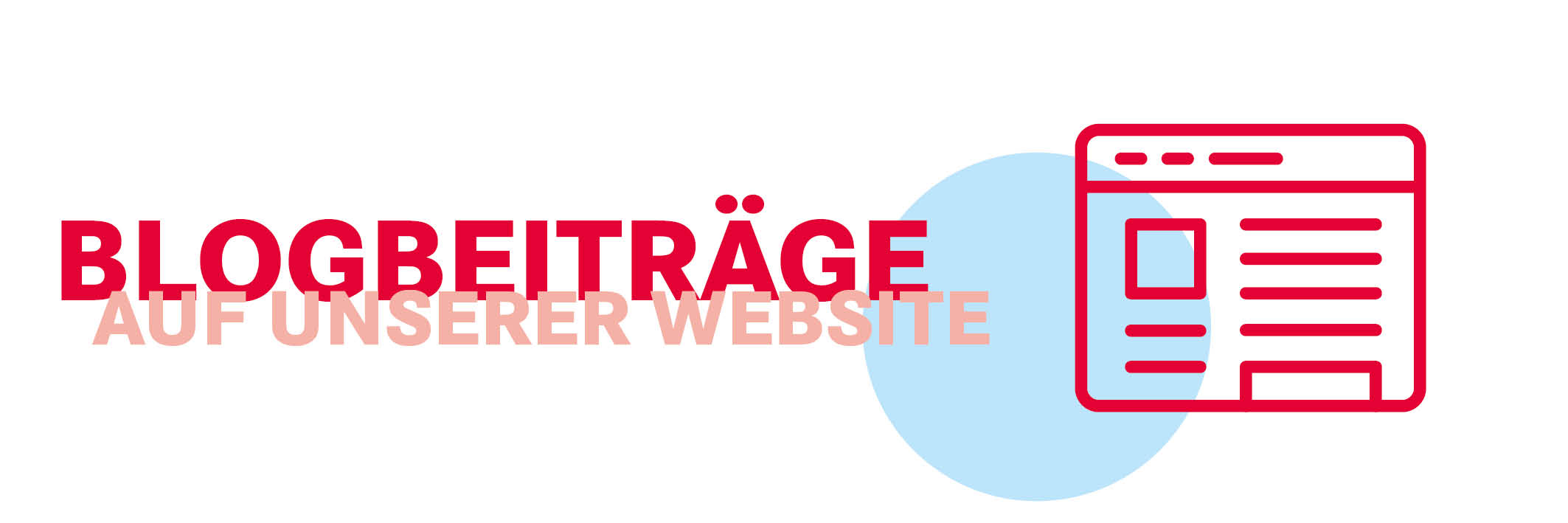 Das Bild zeigt das Icon Blogbeiträge auf unserer Website