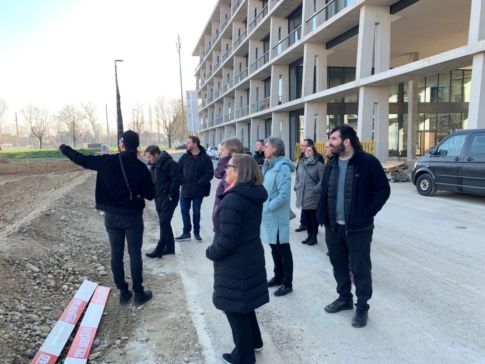 Besichtigung des Geländes