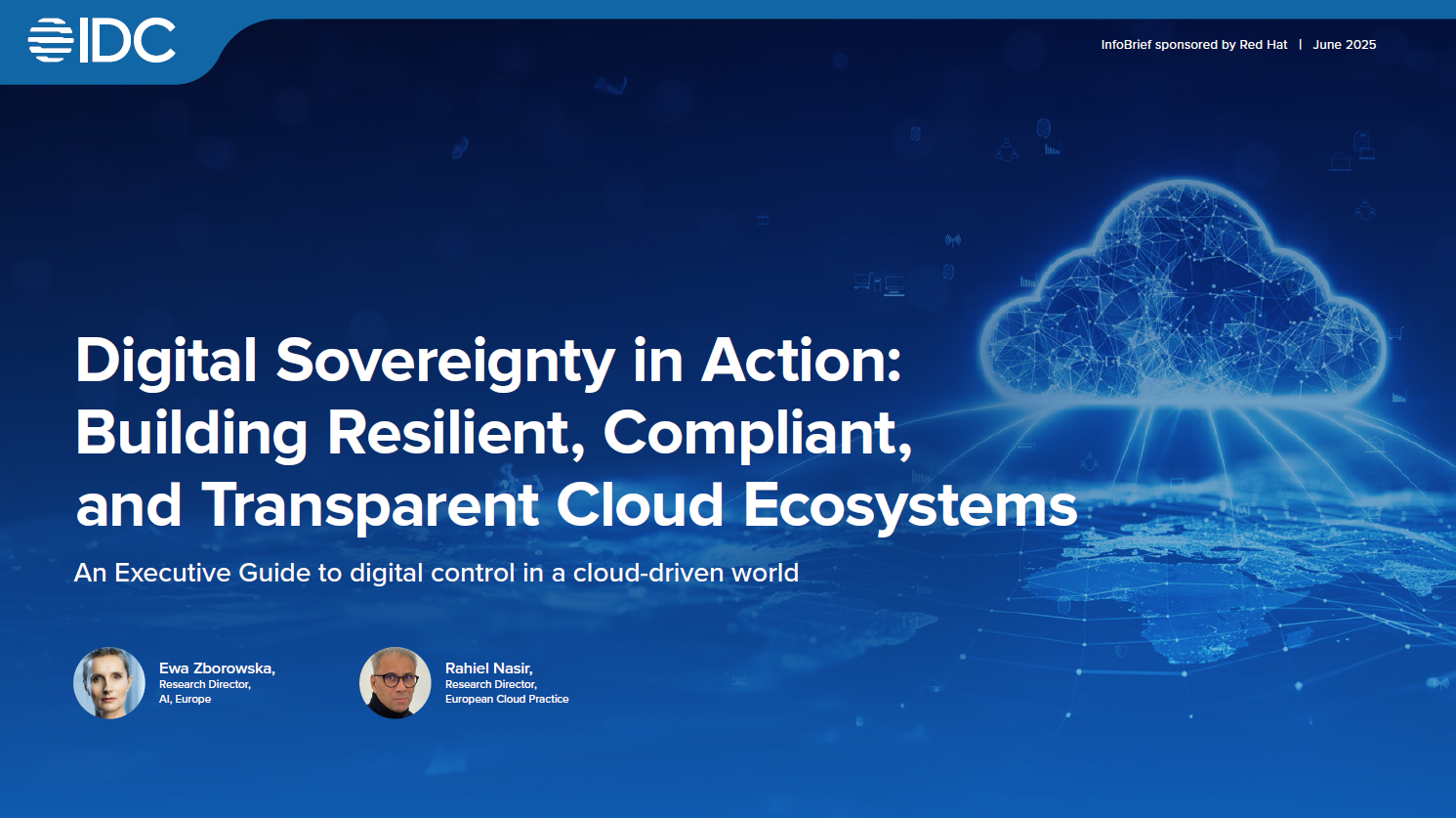 Das Bild zeigt das Titelblatt des Whitepapers Digital Sovereignty in Action