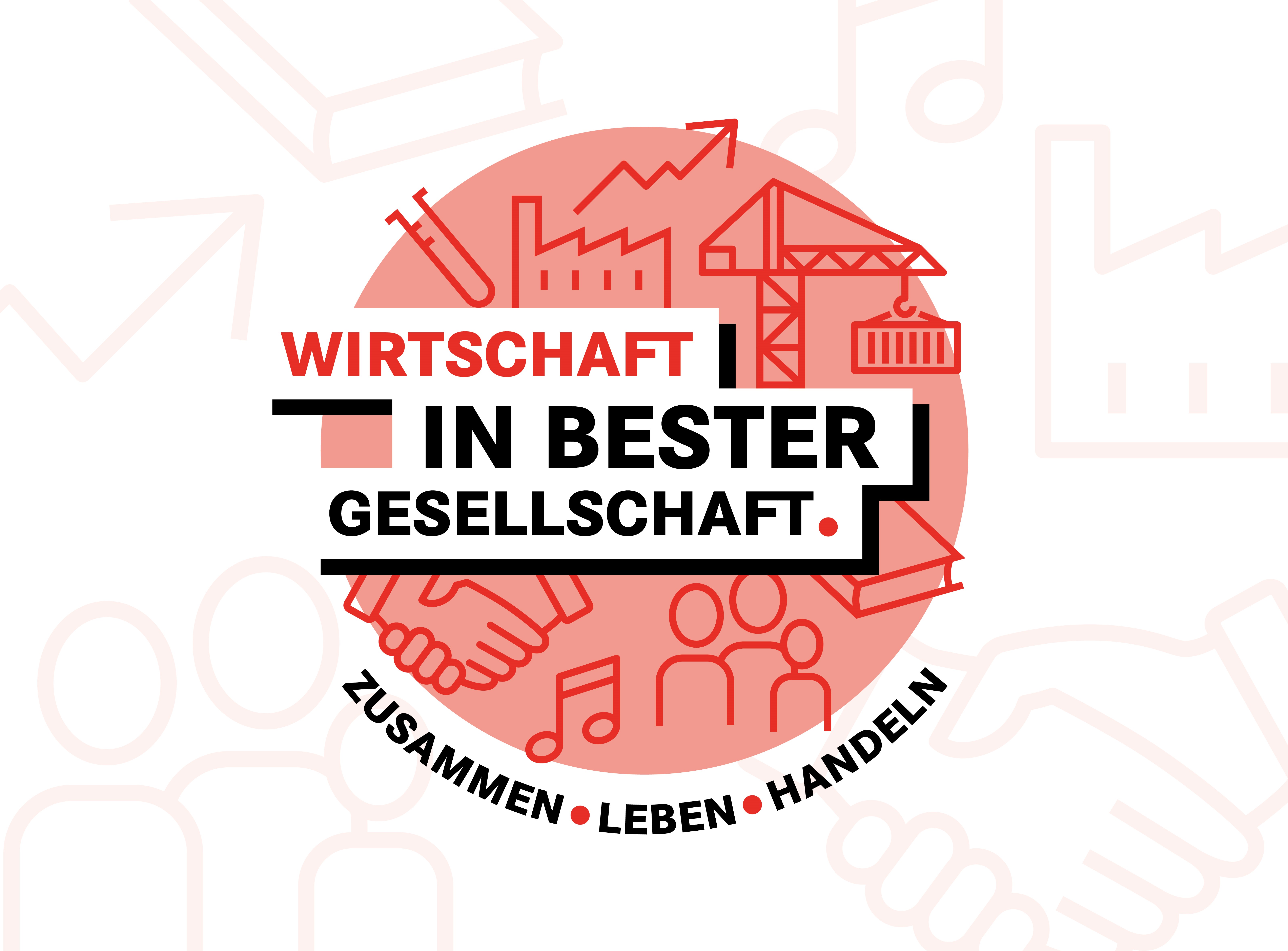 Wirtschaft in bester Gesellschaft Visual Jahresthema